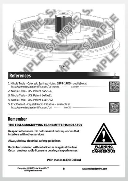 Colorado Springs Magnifying Transmitter Scale Model Design Sheet - Page 21