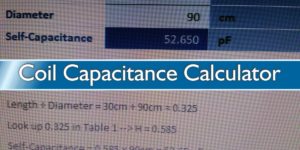 Coil Capacitance Calculator