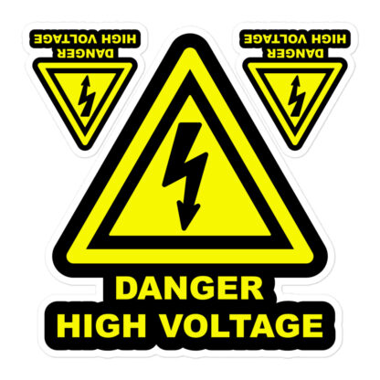 Danger High Voltage Stickers (5.5" x 5.5")