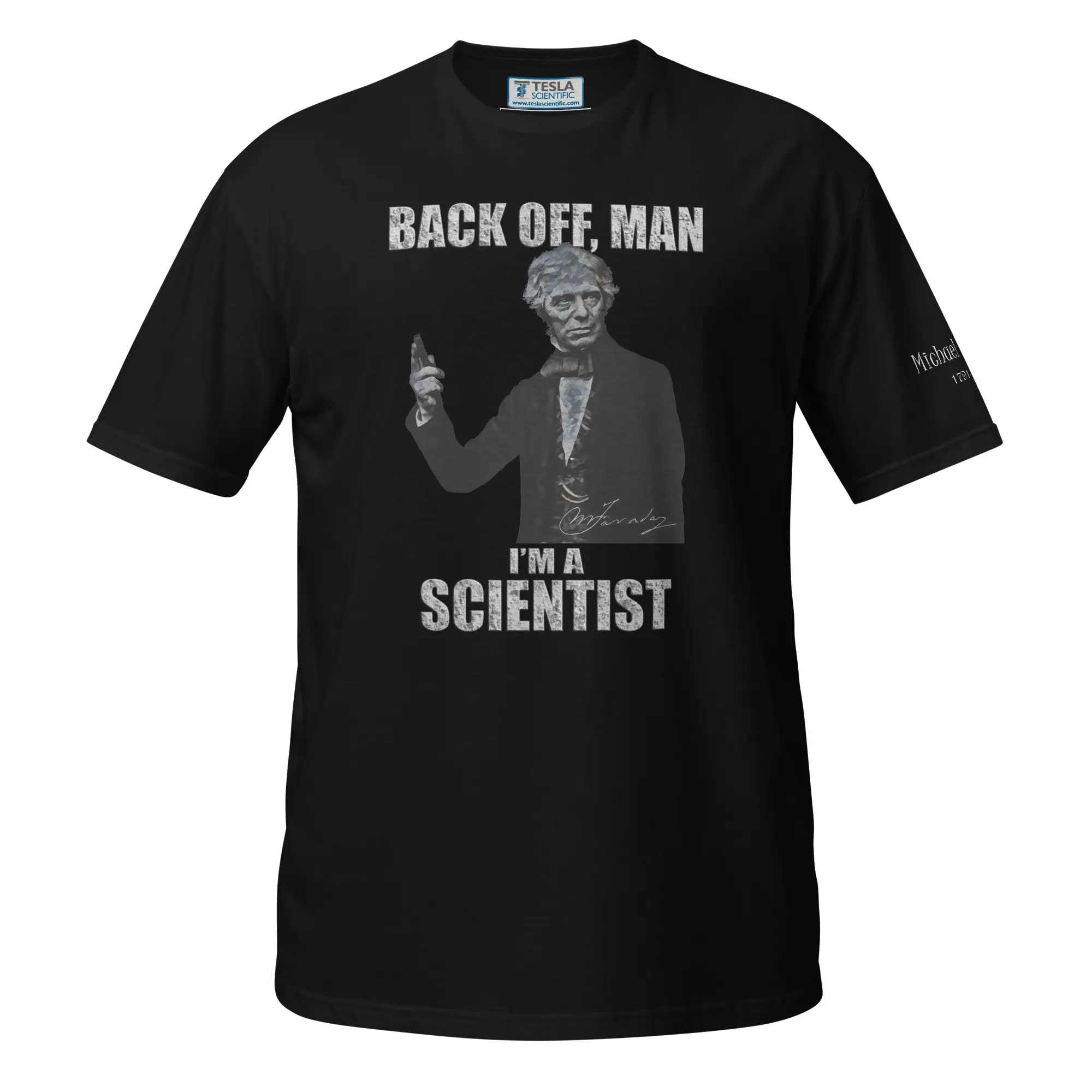 Michael Faraday T-Shirt - I’m A Scientist 1 Michael Faraday T-Shirt - I’m A Scientist (Black)