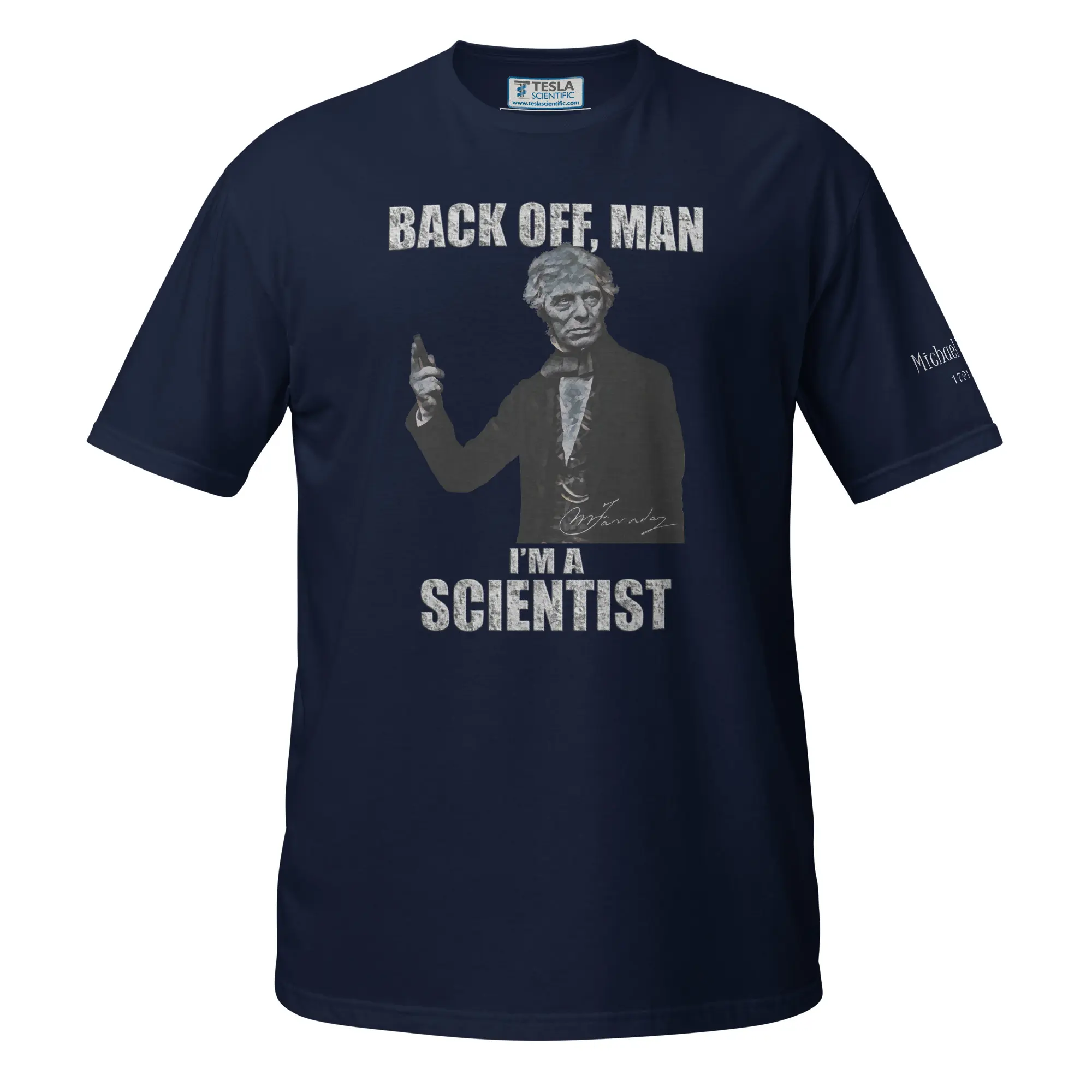 Michael Faraday T-Shirt - I’m A Scientist 2 Michael Faraday T-Shirt - I’m A Scientist (Navy)