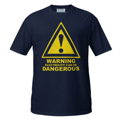 Electricity Can Be Dangerous T-Shirt (Navy)