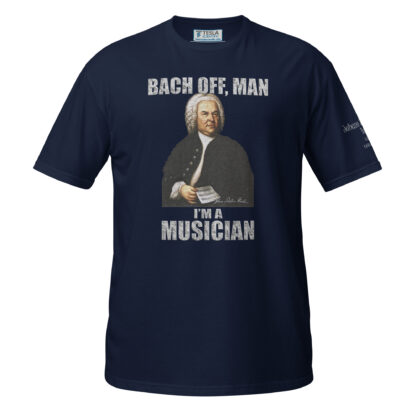 Johann Sebastian Bach T-Shirt - I’m A Musician (Navy)