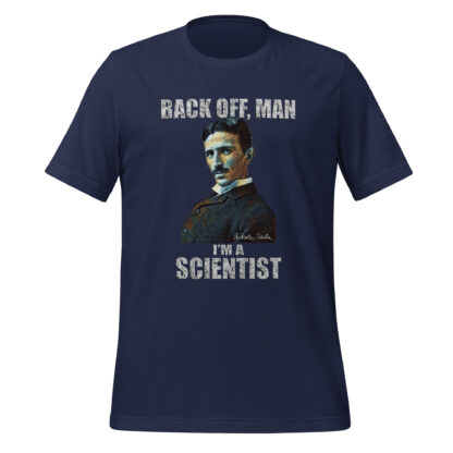 Nikola Tesla T-Shirt - I’m A Scientist (Navy)